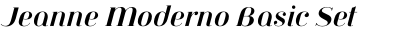 Jeanne Moderno Basic Set